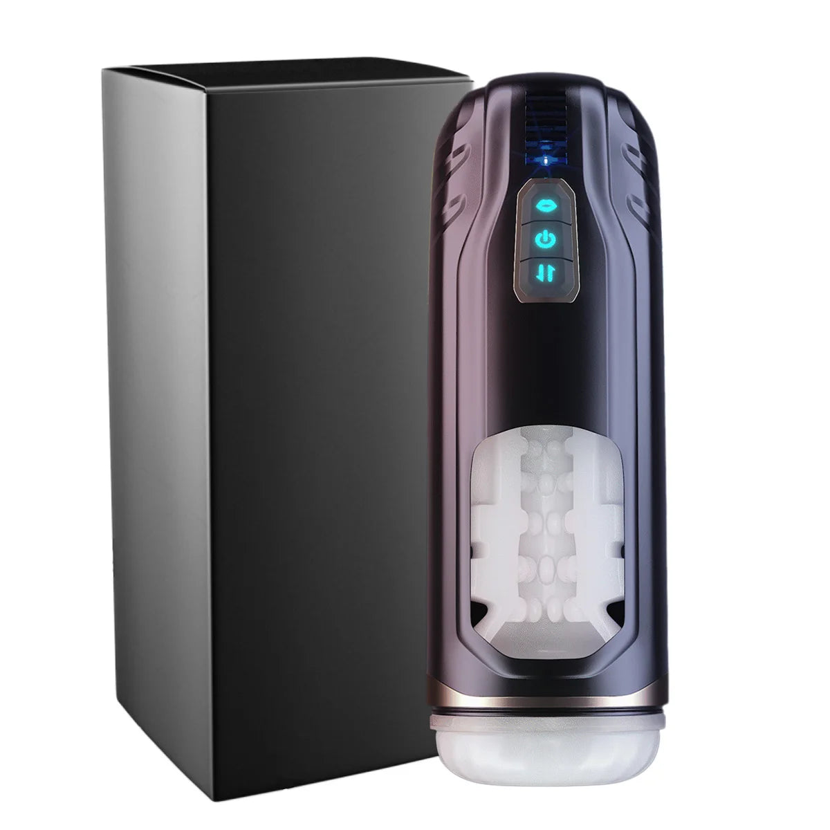 HESEKS Sound-off Automatic Sucking Male Masturbator Real Electric Blowjob Pocket Pussy Telescopic Vibrator Masturbation For Man