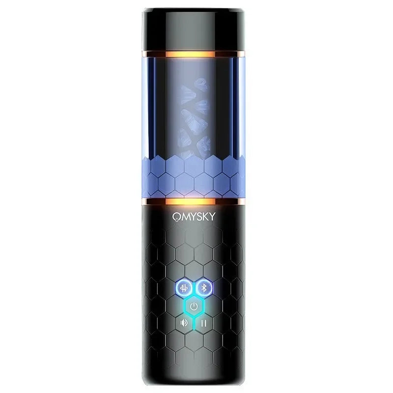 Automatic Male Masturbation Cup Strong Telescopic Rotating Power Intelligent Voice Men's Penis Training Vibrator Sex Toy