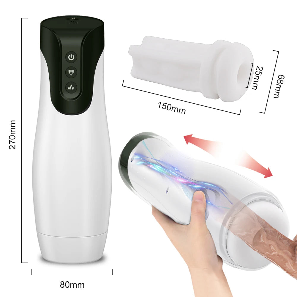 Automatic Male Masturbator Blowjob Vagina Masturbation Cup Pussy Sex Toys for Men Adult Goods for Men Sucking Machine Mastubator