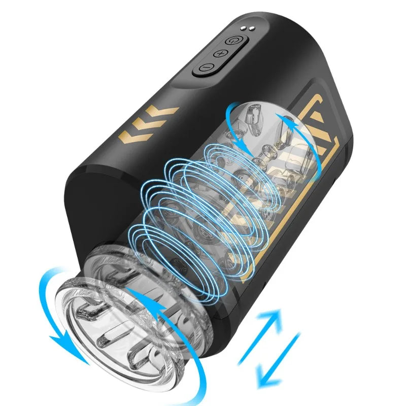 Rotating Vibrating Male Masturbator Adult Sex Toys for Men Blowjob Sex Machine Penis Vibrator Stroker Pocket Pussy