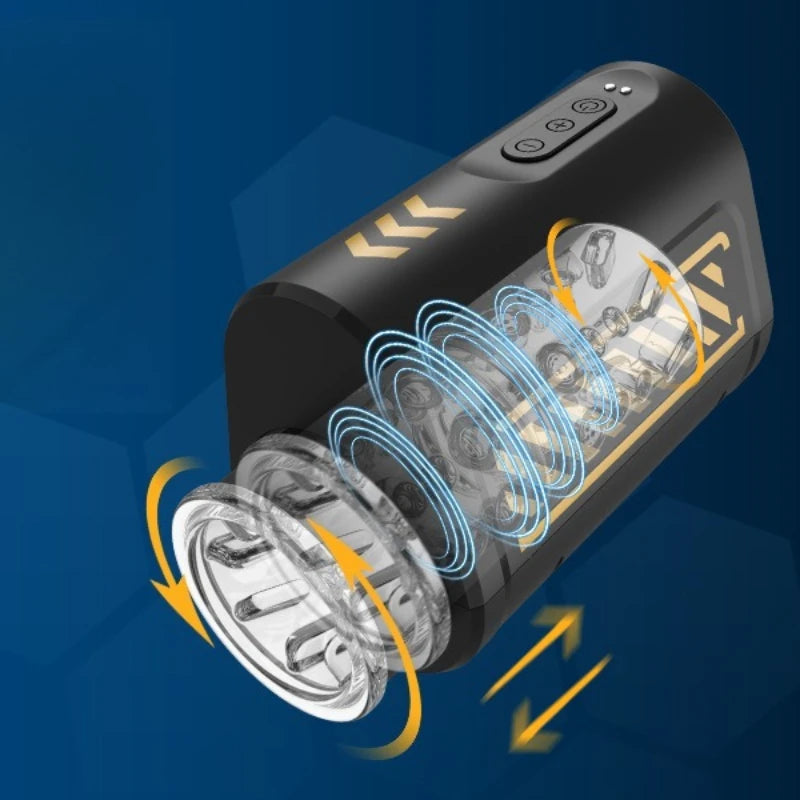 Rotating Vibrating Male Masturbator Adult Sex Toys for Men Blowjob Sex Machine Penis Vibrator Stroker Pocket Pussy