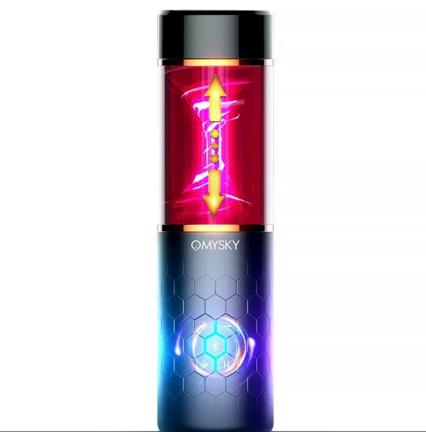 Automatic Male Masturbation Cup Strong Telescopic Rotating Power Intelligent Voice Men's Penis Training Vibrator Sex Toy