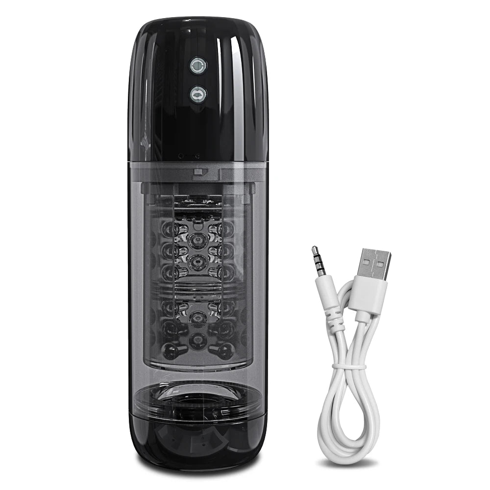 Sucking Spinning Automatic Male Masturbator IPX7 Waterproof Suction Blowjob Masturbation Machine Sex Toy for Men Adults Supplies