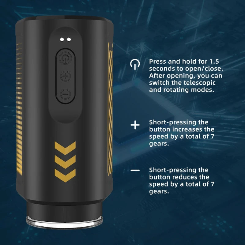 Rotating Vibrating Male Masturbator Adult Sex Toys for Men Blowjob Sex Machine Penis Vibrator Stroker Pocket Pussy