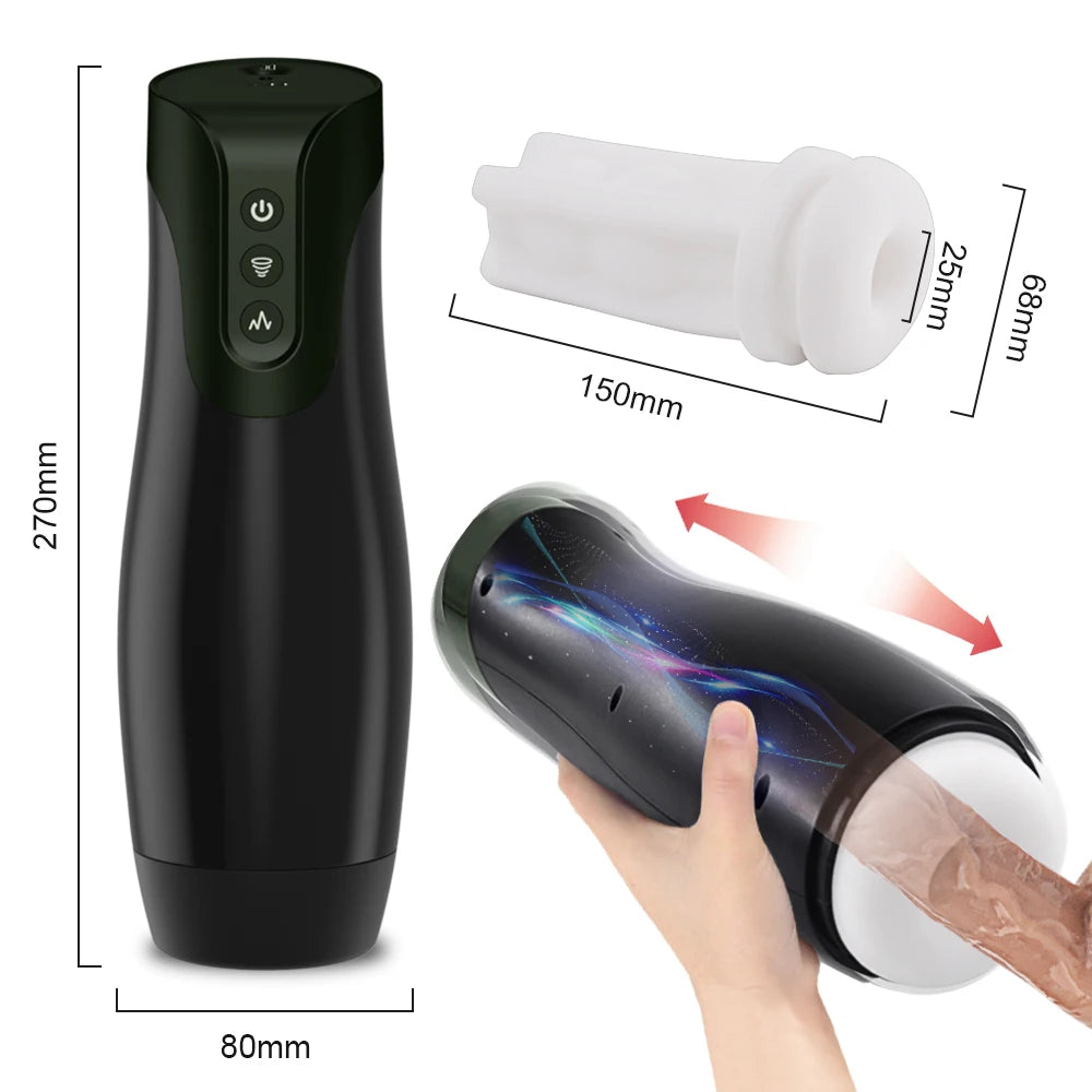 Automatic Male Masturbator Blowjob Vagina Masturbation Cup Pussy Sex Toys for Men Adult Goods for Men Sucking Machine Mastubator