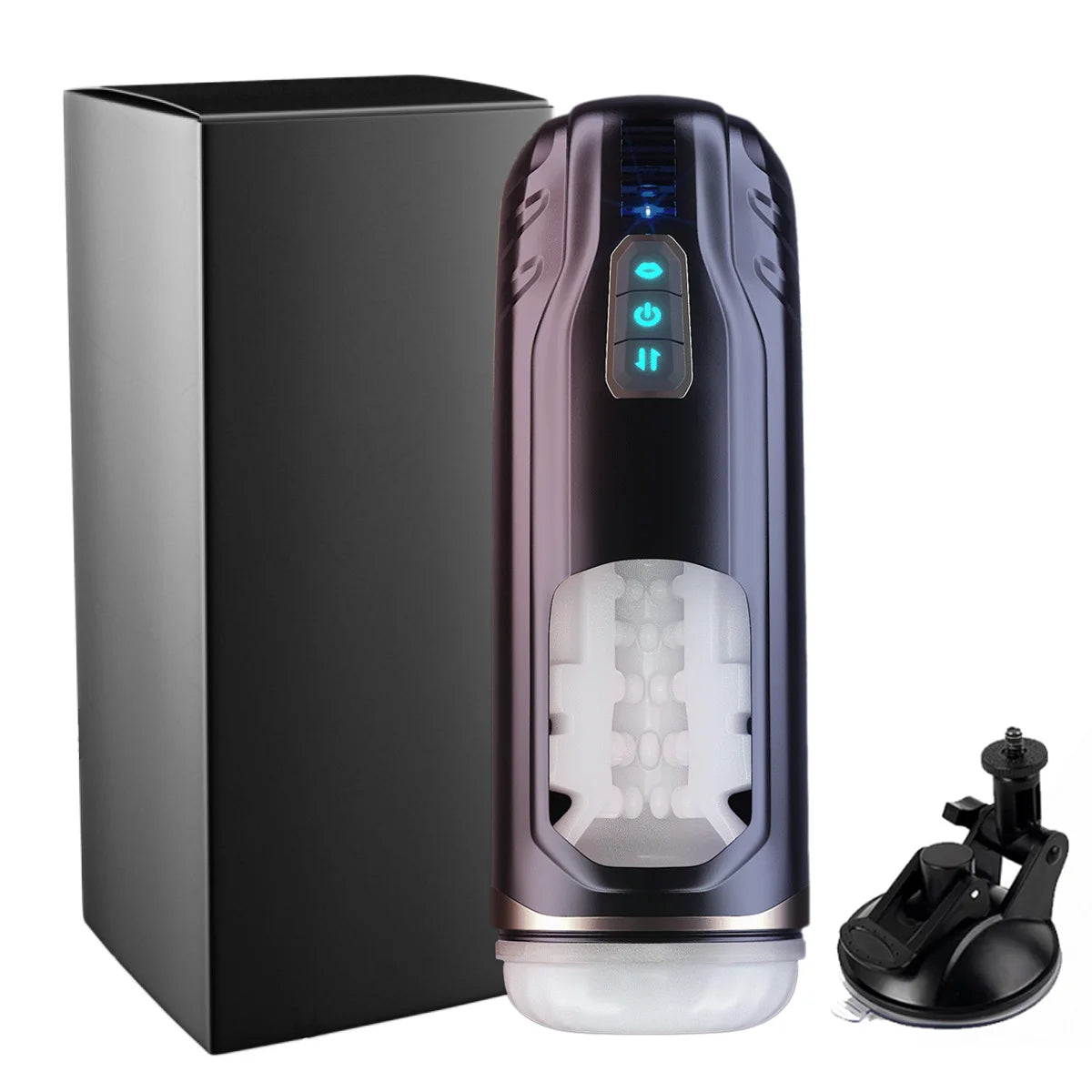 HESEKS Sound-off Automatic Sucking Male Masturbator Real Electric Blowjob Pocket Pussy Telescopic Vibrator Masturbation For Man