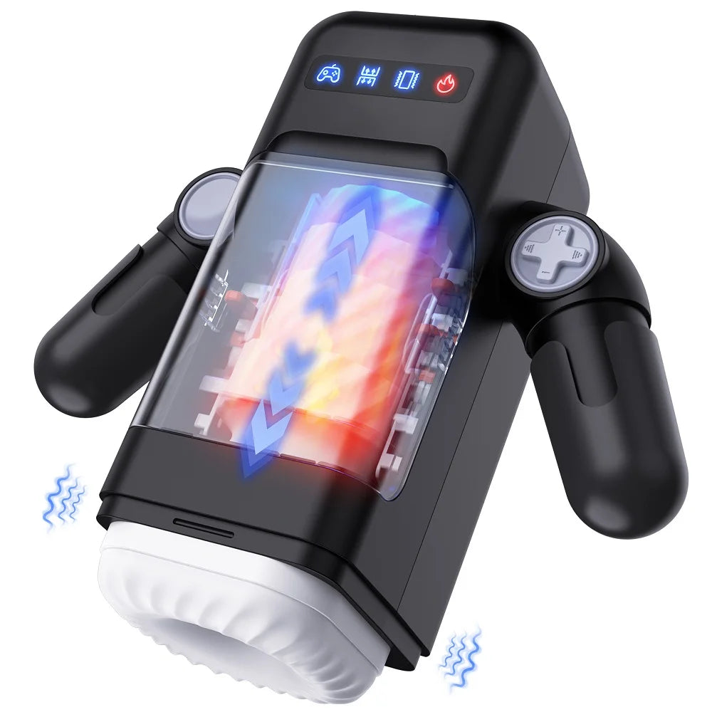 Kushor Robot Automatic Male Masturbator Phone Holder Heating Vibration Blowjob Machine Vagina Masturbation for Men Sex Toys 18